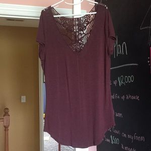 Almost famous maroon top✨